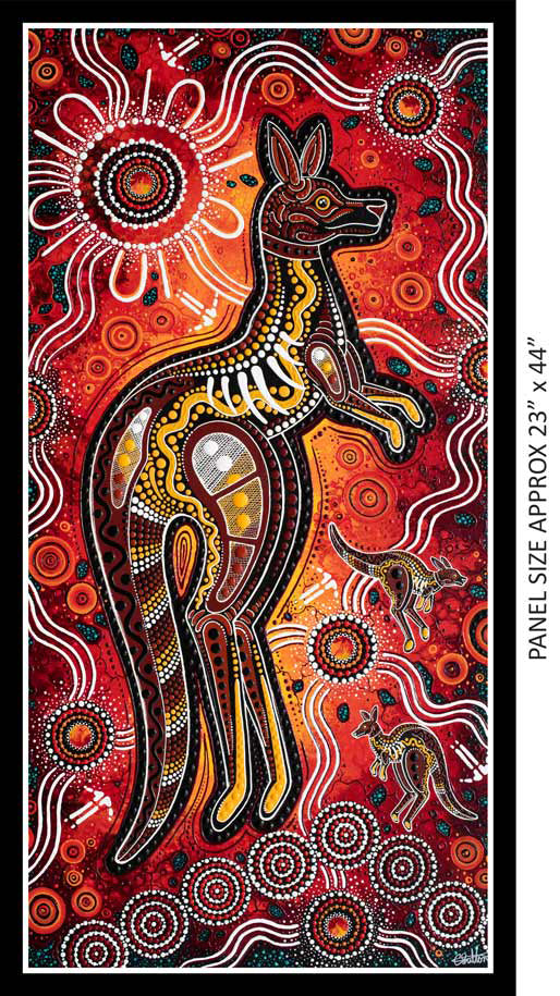 Spirit of the Bush Kangaroo Dreaming 0167A N121 Chern’ee Sutton