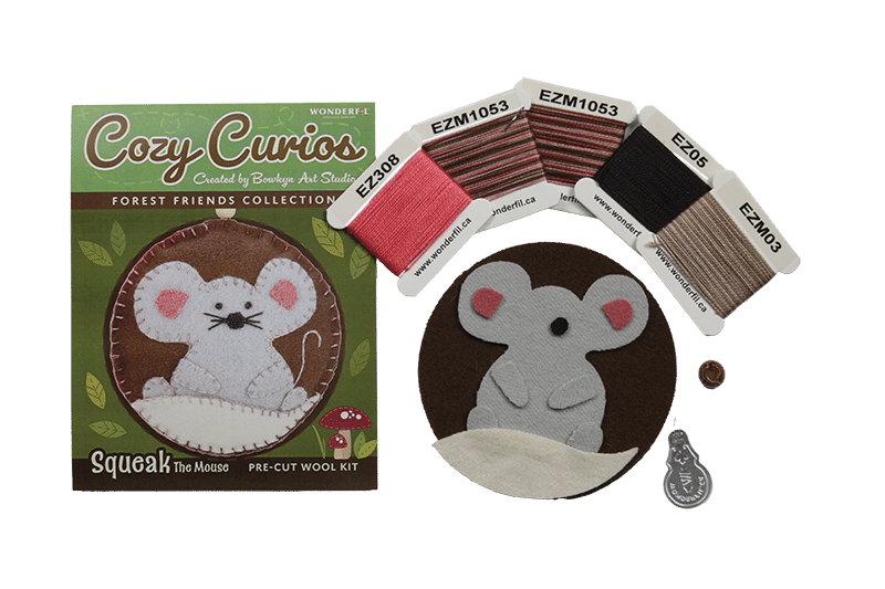 WonderFil Cozy Curios – Forest Friends Wool Kit