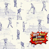 TOILE DE JOUY - DV6624 - 100% Cotton or $11.00 a metre Click Here