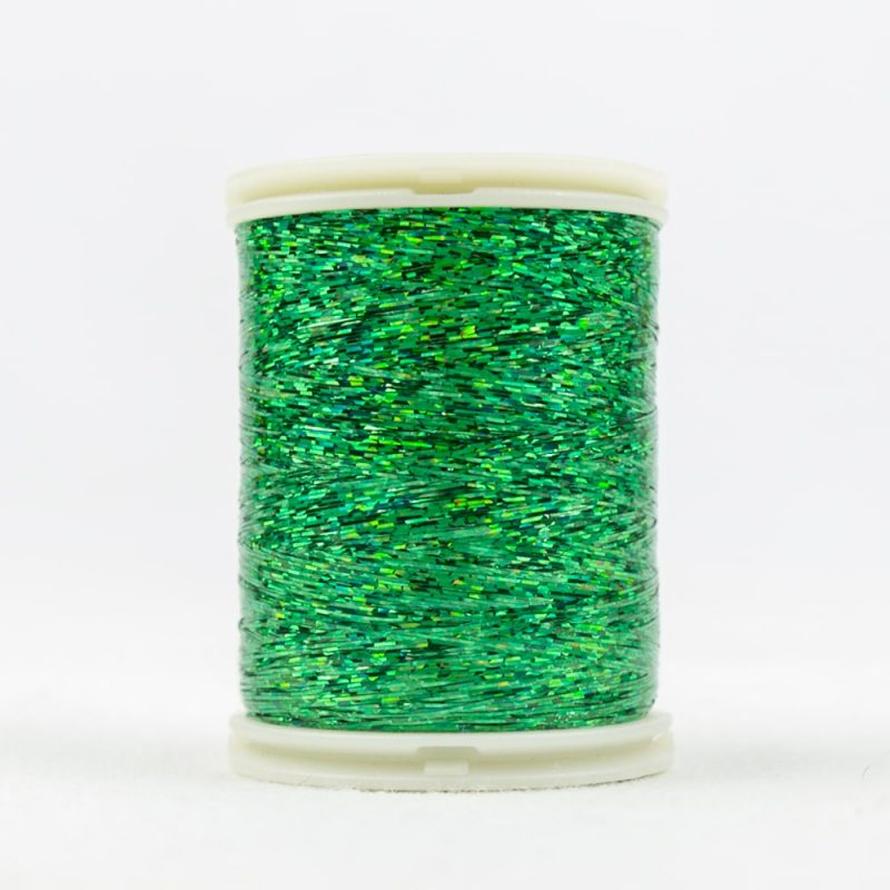 Thread - Hologram Slitted Metallic - HC8156 - Green - 300m/328yd