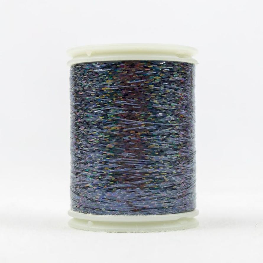 Thread - Hologram Slitted Metallic - HC8158 - Black - 300m/328yd