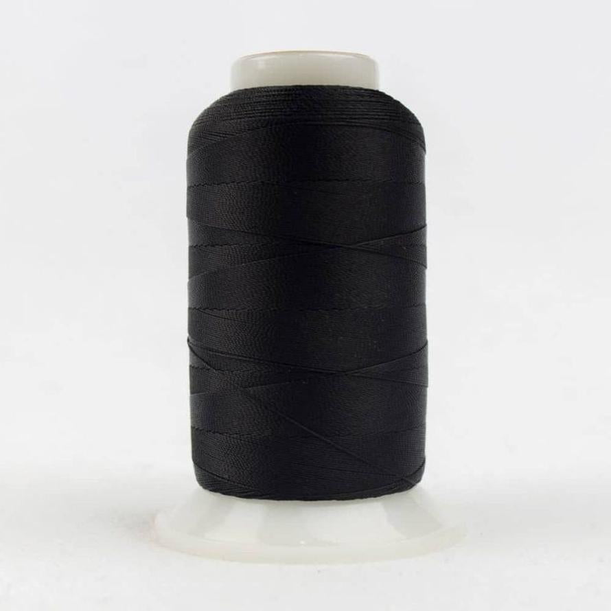 Thread - Lint-Free Cotton - Silco™ 35Wt - SC02 - Black - 700m/766yd