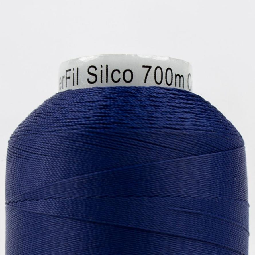 Thread - Lint-Free Cotton - Silco™ 35Wt - SC25 - Dark Blue - 700m/766yd
