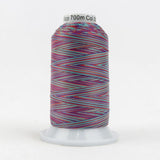 Thread - Lint-Free Cotton - Silco™ 35Wt - SCM09 - Red/Teal/Purple - 700m/766yd
