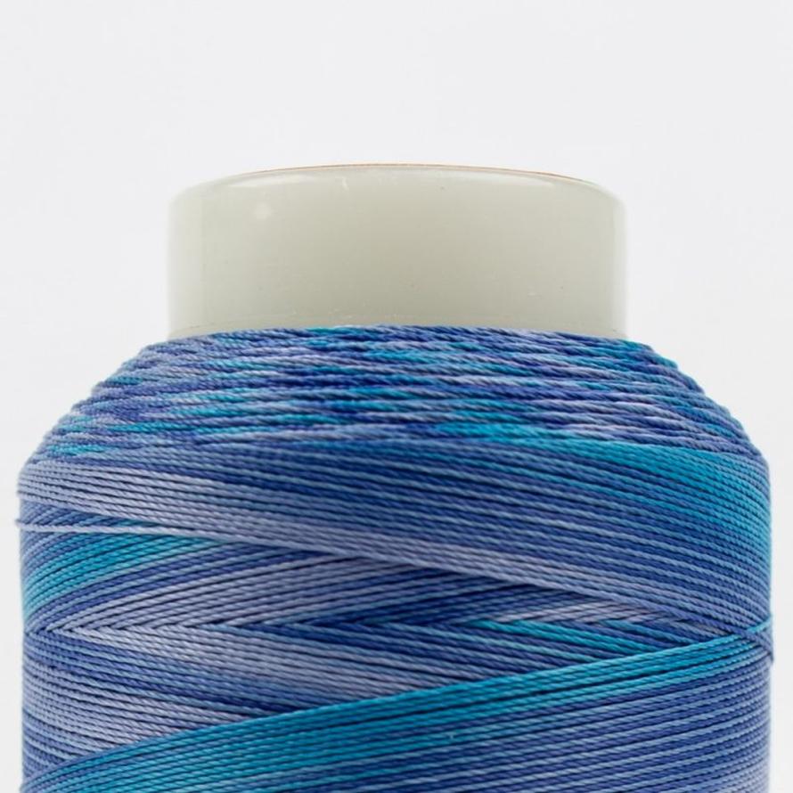 Thread - Lint-Free Cotton - Silco™ 35Wt - SCM18 - Purple/Violet/Blue - 700m/766yd