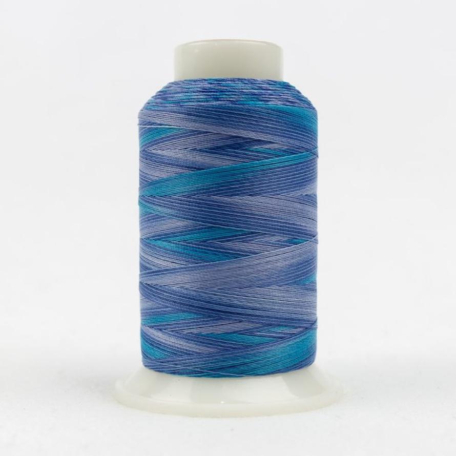 Thread - Lint-Free Cotton - Silco™ 35Wt - SCM18 - Purple/Violet/Blue - 700m/766yd