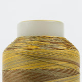 Thread - Lint-Free Cotton - Silco™ 35Wt - SCM25 - Gold/Brown - 700m/766yd