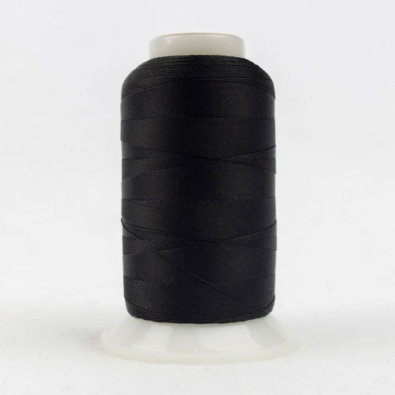 Thread - Lint-Free Cotton - Silco™ 35Wt - SC02 - Black - 700m/766yd