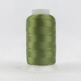 Spool of Polyfast™ Trilobal Polyester Thread in Medium Palmetto (P6591), 40Wt, for embroidery.