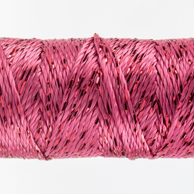 Thread - SSDazzle Rayon Metallic - 8Wt - SSDZ1106 - Raspberry Wine - 46m/50yd