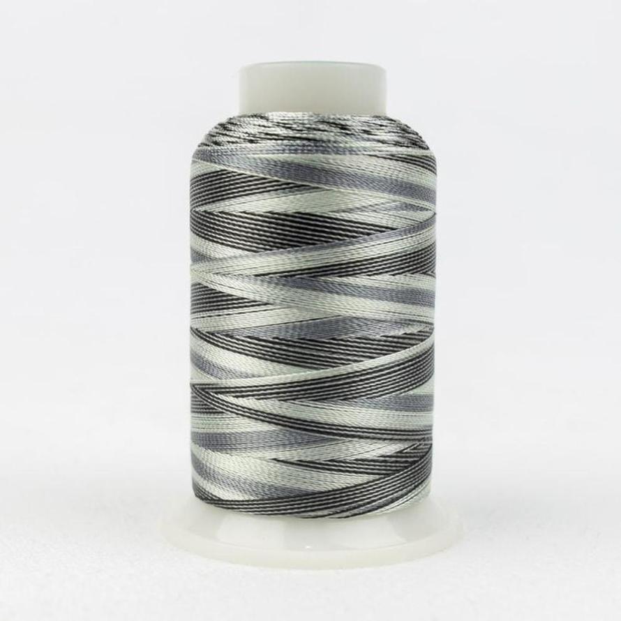 Threads - Dyed Rayon - Mirage 30Wt - MR28 - Black Greys - 800m/875yd