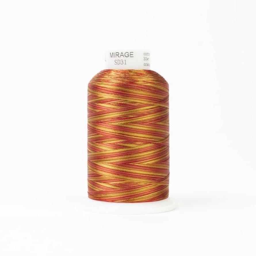 Threads - Dyed Rayon - Mirage 30Wt - MR31 - Orange Copper - 800m/875yd