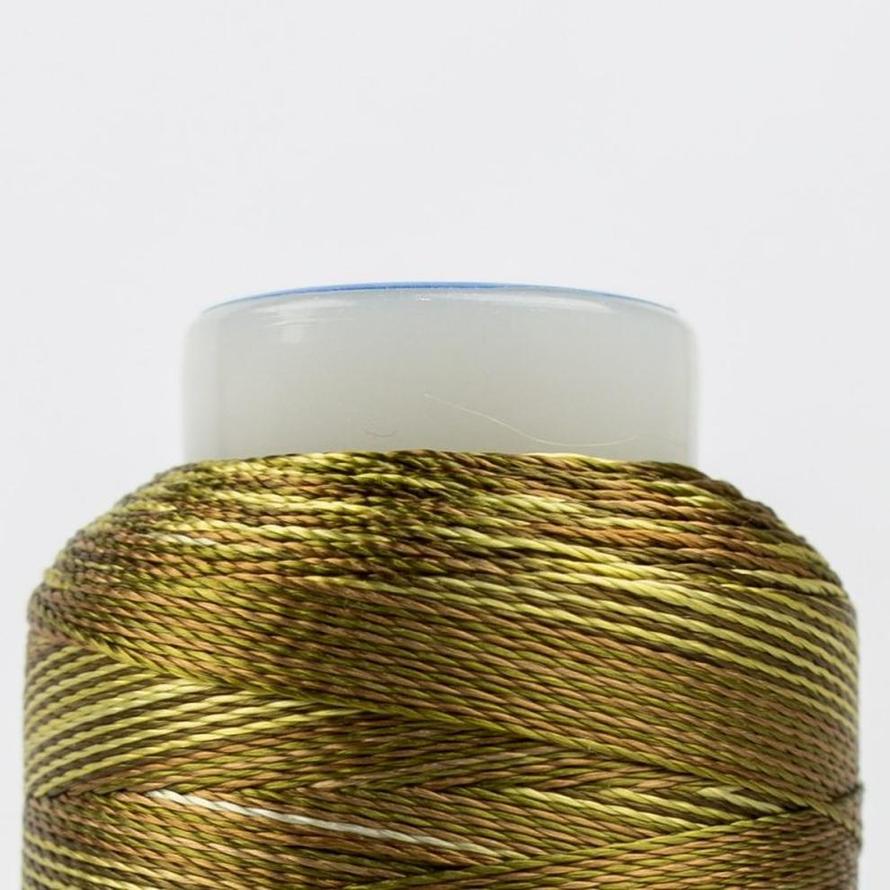 Threads - Rayon - Accent 12Wt - ACM06 - Yellow Green Brown - 400m/437yd