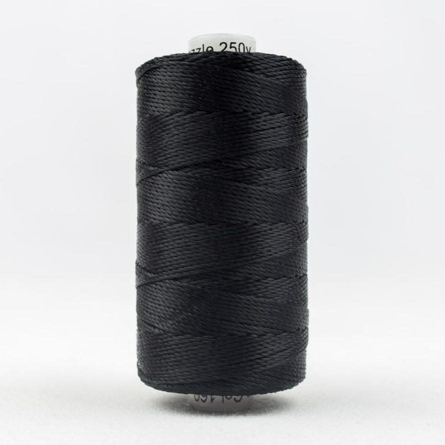 Threads - Rayon - Razzle 8Wt - RZ160 - Black - 229m/200yd