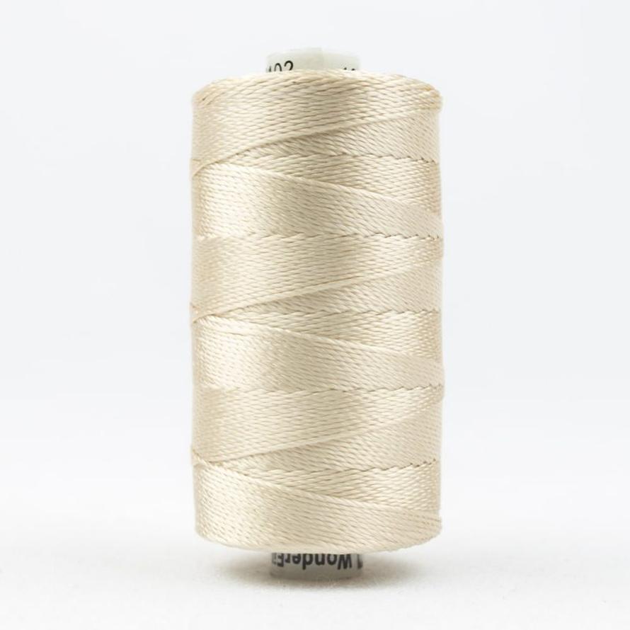 Threads - Rayon - Razzle 8Wt - RZ7102 - Ecru - 229m/200yd