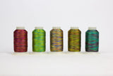 WonderFil FabuLux Packs – 40Wt Trilobal Polyester – 5 Spools