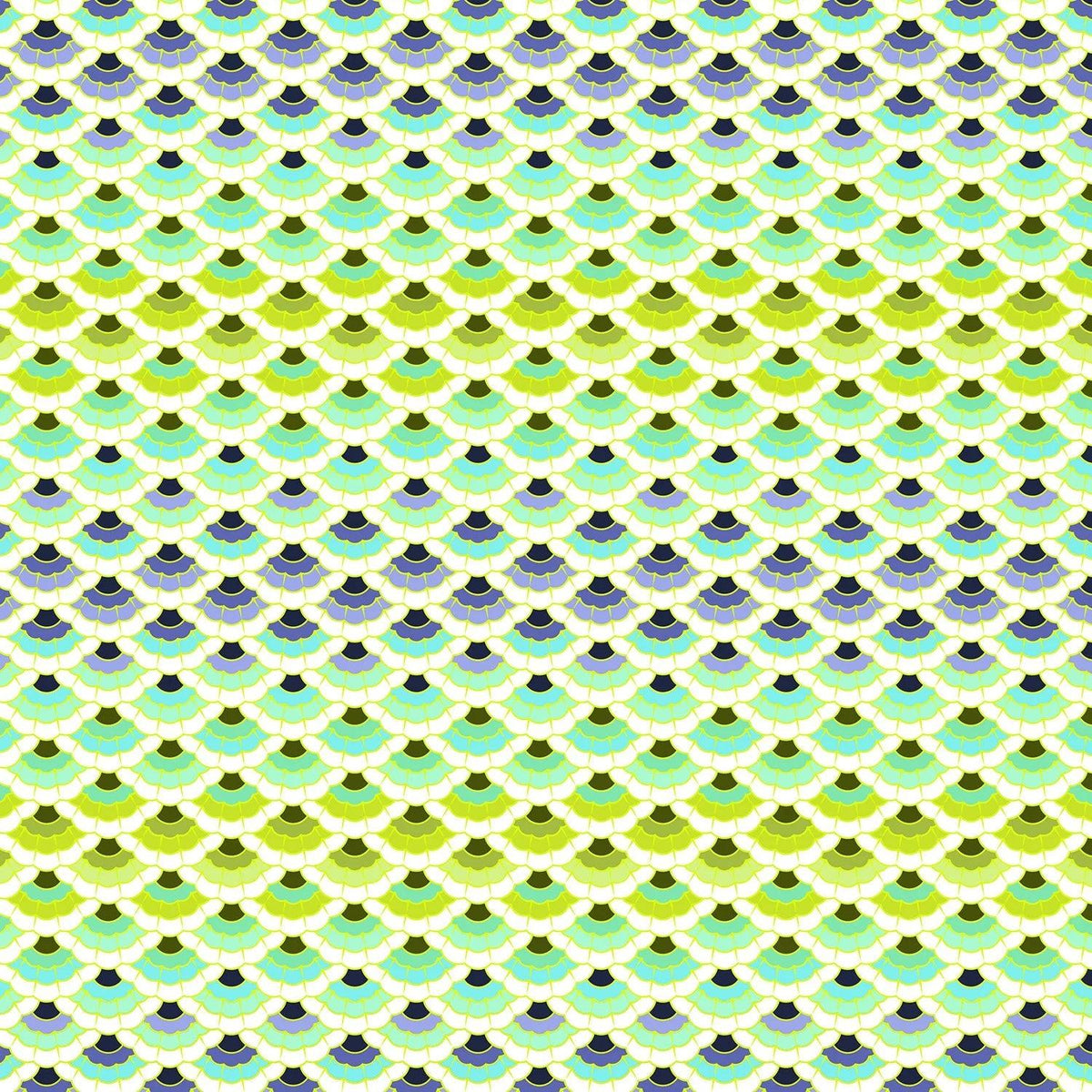 Tula Pink Floral Reef – Aquatic Lace – Marine (PWTP269)