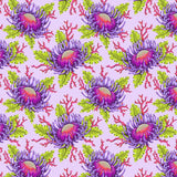 Tula Pink Floral Reef – Friends & Anemones – Ultraviolet (PWTP265)