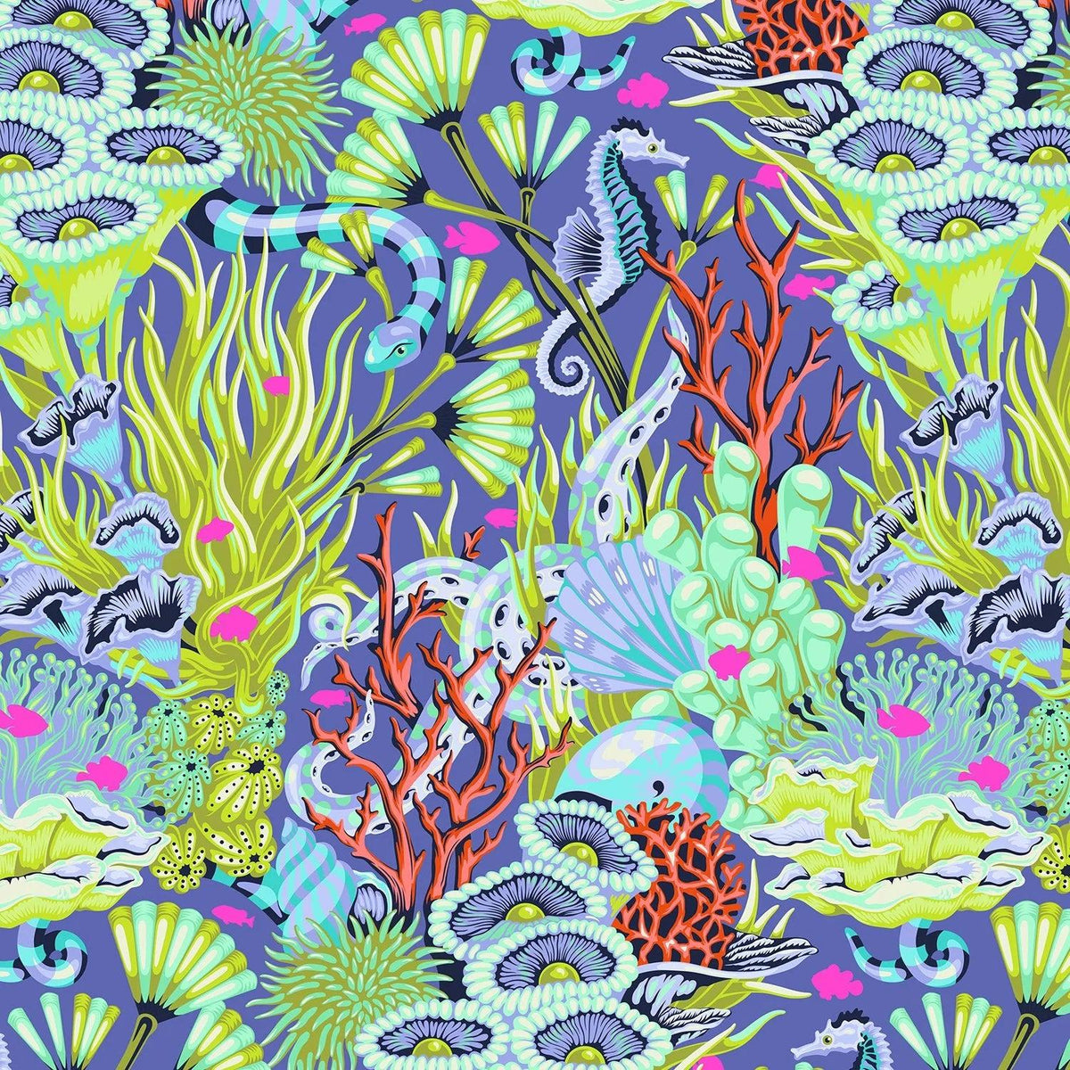Tula Pink Floral Reef – Reef What You Sew – Marine (PWTP264)