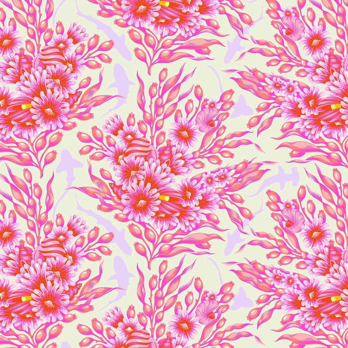 Tula Pink Floral Reef – Shadow Sharks – Delphine (PWTP267)