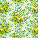 Tula Pink Floral Reef – Shadow Sharks – Seagrass (PWTP267)