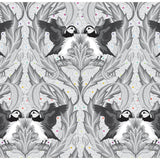 Tula Pink Graywork Huffin and Puffin Whisper PWTP260.WHISPER *** PRE-ORDER - ARRIVING OCTOBER 2025 ***