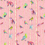 Tula Pink Full Moon Forest II Family Tree Honey Fabric in Warm Yellow and Gold