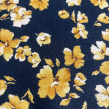 Floral Black with Yellow (1173)