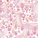 Alice in Wonderland Down the Rabbit Hole Tea Party - Pink - The Cottage Mama - Riley Blake Designs 1309