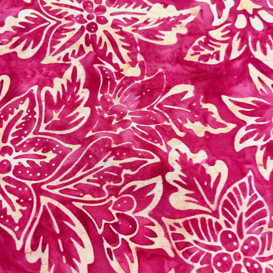 Red Batik  20040-5 100% Cotton Fabric WOF 110cm- 112cm