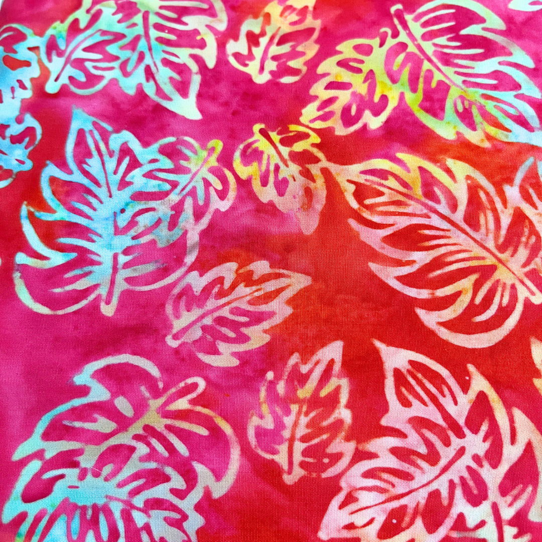 Red Batik  301Q-3 100% Cotton Fabric WOF 110cm- 112cm