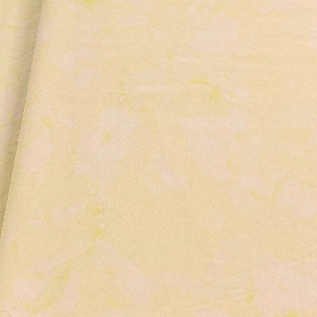 Lemon Batik 100% Cotton Fabric WOF 110cm- 112cm