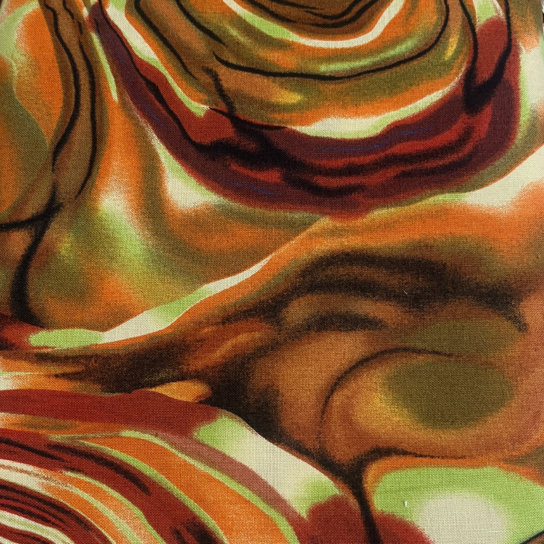 Tuku Tuku 100% Cotton 90's Swirl remix 10396 195 WOF 110cm-112cm