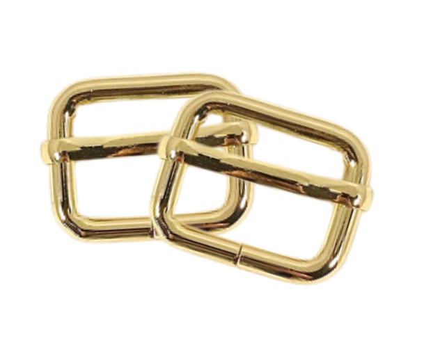 Voodoo Bag Hardware Slide Adjusters 20mm Gold - 2pk