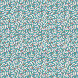 Goose Creek Gardens – Meadow Leaves Teal WF20811 - 100% Cotton