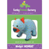 Wodger the Wombat Soft Toy Sewing Pattern