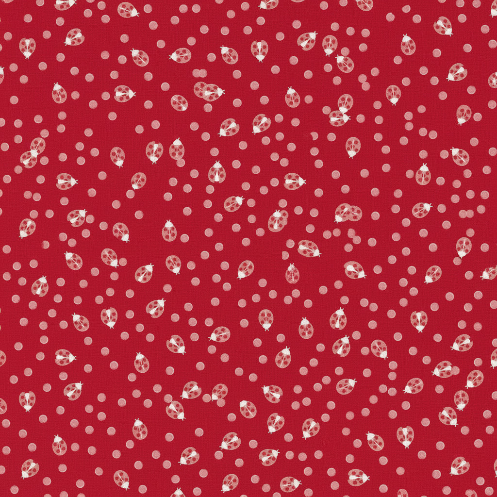 Ladybug Mania – Y3179-4 Dot Light Red - 100% Cotton Fabric