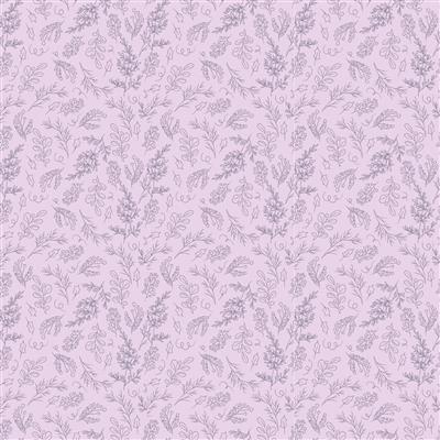Winter Gardens – Linework Light Lilac Y4128-143 - 100% Cotton Fabric