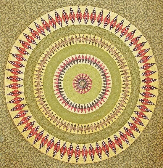 Indiana Rising Sun quilt pattern by Michelle Yeo