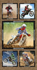 Dirt Bikes Motorbikes  Cotton  Panel