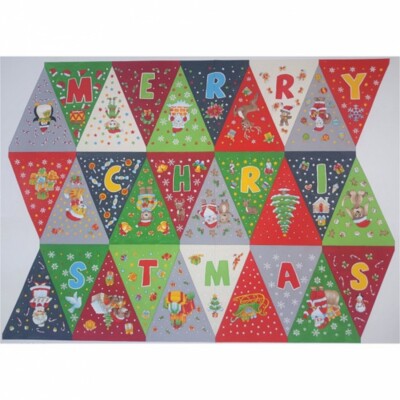 Christmas Bunting Panel