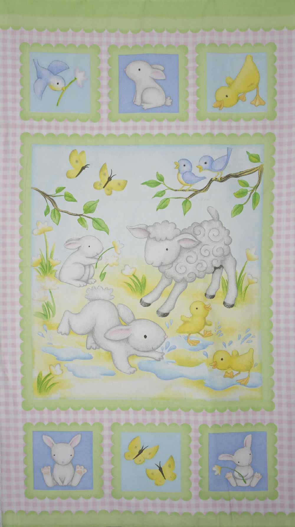Buttercup Babies Panel (Flannel)
