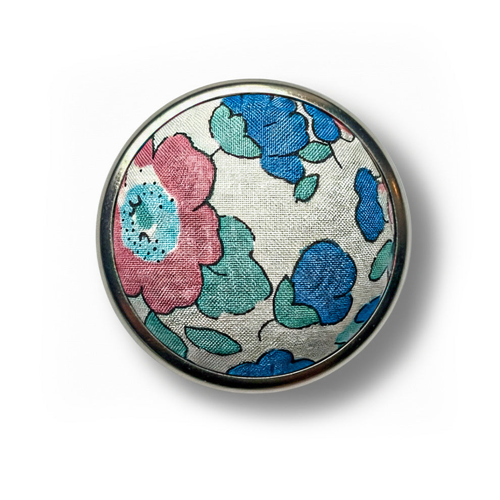 Tana Lawn Liberty Pin Cushion and Coloured Pin Gift Set