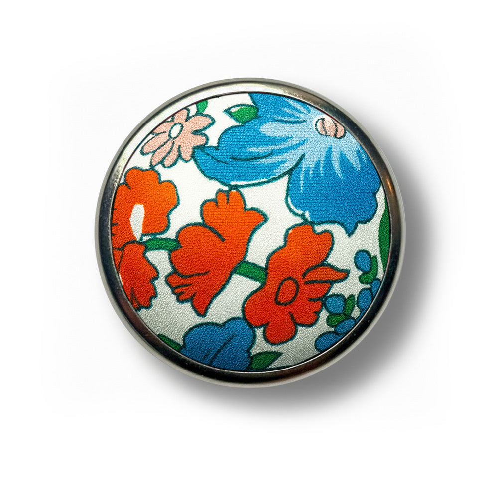 Tana Lawn Liberty Pin Cushion and Coloured Pin Gift Set