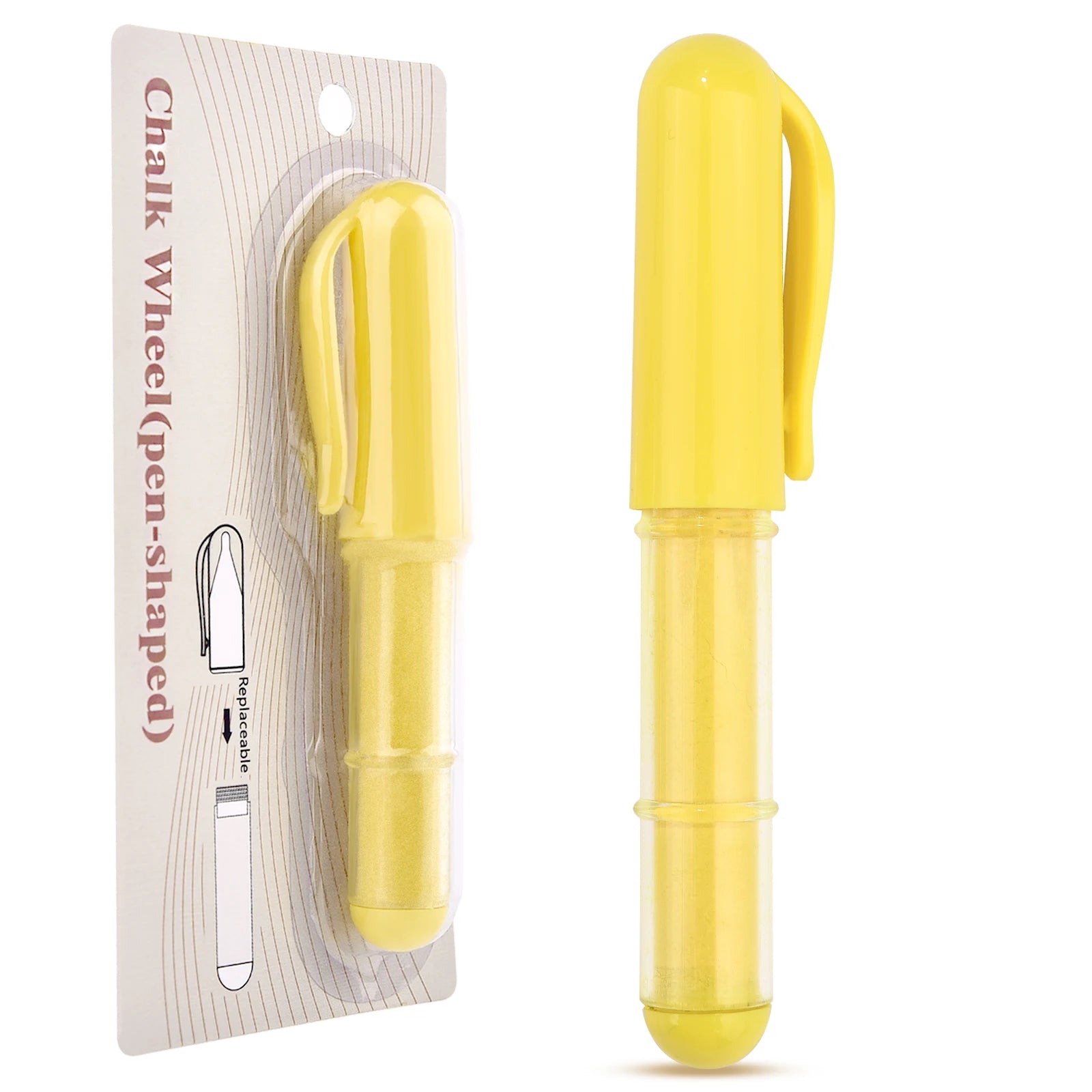 Chalk Wheel (Pen-Shaped). YELLOW