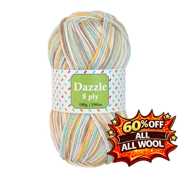 Heirloom Dazzle Star 8 ply - COLOUR 6322 Wool