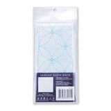 Sashiko Printed White Fabric - Rings