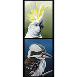 Cockatoo & Kookaburra Panel