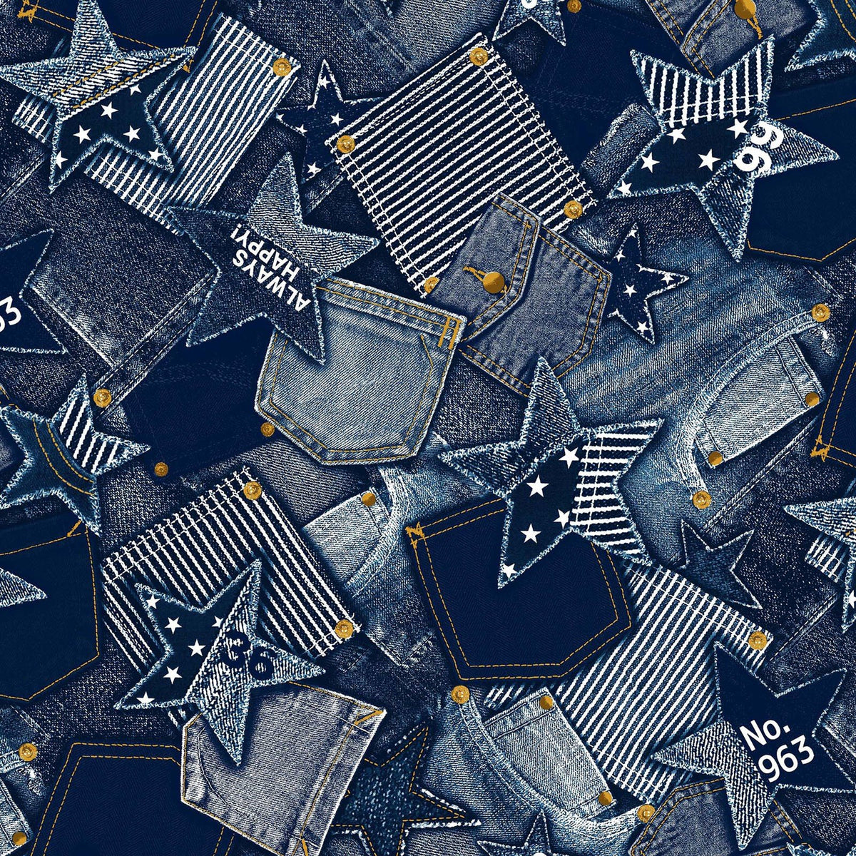 Cosmo Like a Denim COSAP 05407 Lightweight Canvas WOF 110cm - 112cm