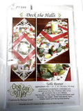 Deck The Halls Table Runner Pattern